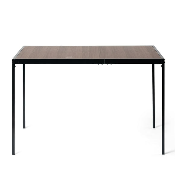 Homylin Mesa de comedor, 120cm * 75cm * 75cm Para 4, Estilo Retro Diseño Minimalista Industrial para Comedores Cocina Condominios Fiesta Cafe