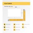 thumbnail image 4 of HOUSELABELS Compatible DYMO 30256 Shipping Labels (2-5/16" x 4"), strong permanent adhesive, compatible with DYMO LW 450, 4XL, Rollo & Zebra Desktop Printers, 300 Rolls /90000 Labels, 4 of 8