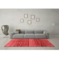 thumbnail image 3 of Ahgly Company Machine Washable Indoor Rectangle Abstract Red Modern Area Rugs, 2' x 3', 3 of 4