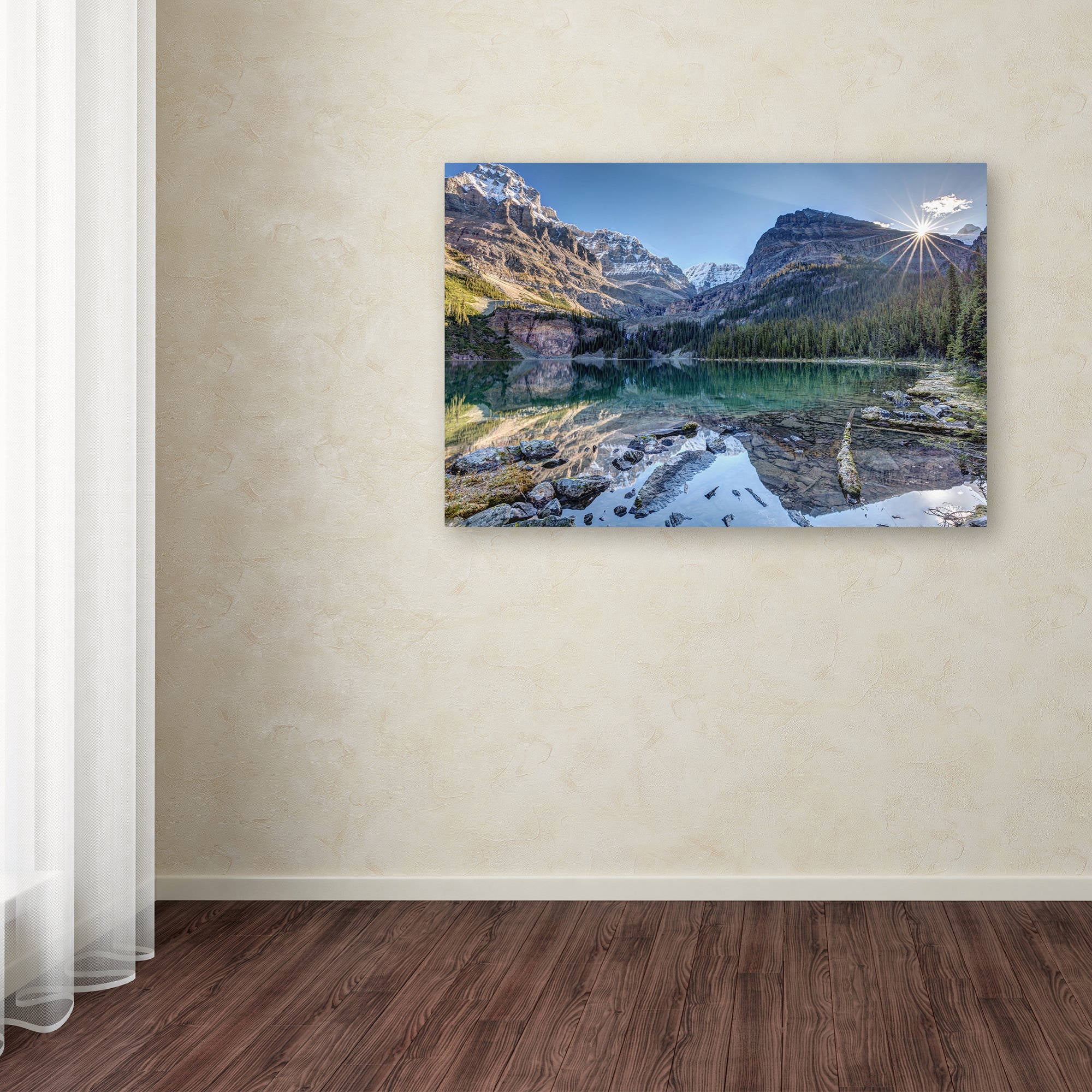 Trademark Fine Art 'Majestic Lake O'Hara' Canvas Art by Pierre Leclerc
