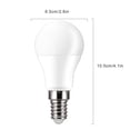 thumbnail image 4 of Wosthever Bombilla de luz WiFi inteligente E27/E26/E14/B22 lámpara regulable RGBW inteligente aplicación/bombillas LED de Control de voz funcionan con Iluminación y accesorios E14 Wosthever HA3305-04B, 4 of 6