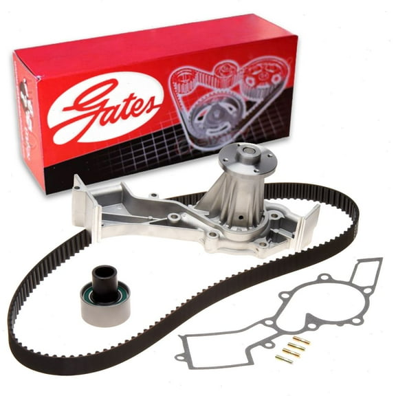 Gates PowerGrip Timing Belt Kit w Water Pump compatible with Nissan Xterra 3.3L V6 2000-2004