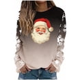 thumbnail image 1 of Chandails en Molleton Sans Capuche d'Halloween pour Femmes Imprimé Décontracté Coupe Ample Manches Longues Col Rond Haut d'Hiver pour Automne Printemps Mode de Rue Usage Quotidien Scolaire, 1 of 4