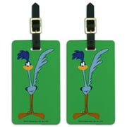 Looney Tunes Road Runner Luggage ID Tags Suitcase Carry-On Cards - Set of 2