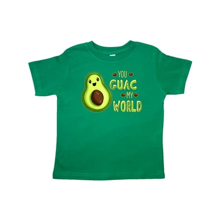 

Inktastic You Guac My World with Cute Avocado Gift Toddler Boy or Toddler Girl T-Shirt