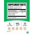 thumbnail image 2 of BulkSupplements Organic Chlorella Powder - 3g per Serving - 100 Grams (3.5 oz) - 33 Servings, 2 of 5