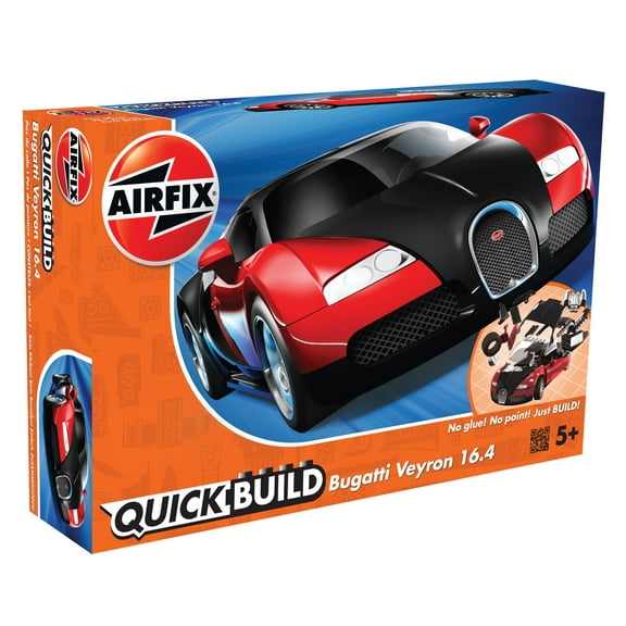 Airfix 9" QuickBuild Bugatti Veyron J6020 Model Car Kit