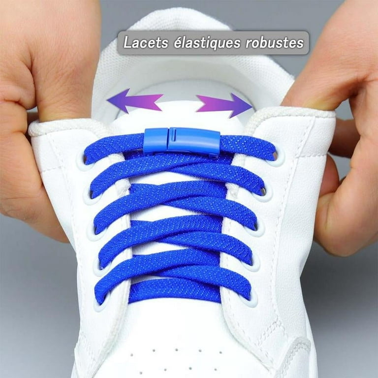 1Pair New Upgrade Magnetic Shoelaces Elastic Laces Sneakers NoTie Shoelace  Kids Adult Quick Laces Lazy Rubber Sport Shoestrings
