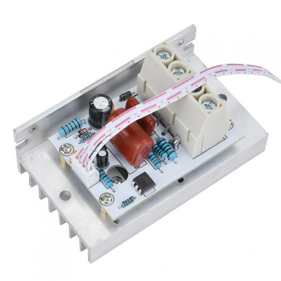 Regulador de Voltaje Digital SCR DE 10000 W CONTROL DE VELOCIDAD TERMOSTATO ATENUADOR AC 80 A PARA ESTUFA ELECCIA, DISIPADOR DE CALOR PARA DISIPACIA DE CALOR, REGULADOR DE