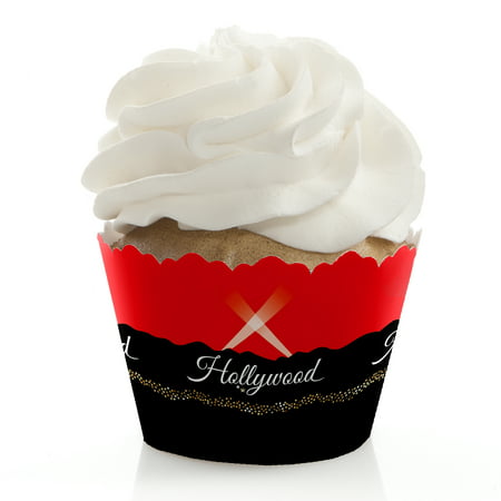 Red Carpet Hollywood - Movie Night Party Cupcake Wrappers - Set of
