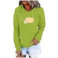 thumbnail image 1 of Blusa de manga larga con estampado informal a la moda para mujer, suéter con bolsillo, sudaderas con capucha Fridja  bvmnju5478, 1 of 7