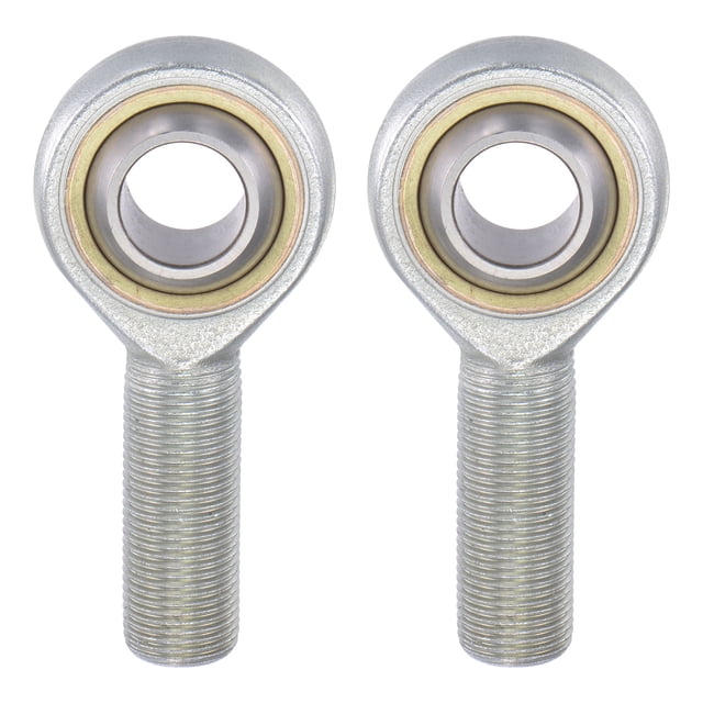 Uxcell Spherical Rod End Self-lubricated Bearing Left Hand Male Thread Connector 18mm