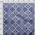 thumbnail image 3 of oneOone Polyester Spandex Medium Blue Fabric Asian Floral Mix Sewing Craft Projects Fabric Prints By Yard 56 Inch Wide, 3 of 4