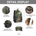 thumbnail image 4 of JIALIOU 14" Laptop Backpack Waterproof Airline Approved Stylish Casual Daypack for Travel Business College Work, Baby Tiger Sits on Leaf, 4 of 8