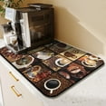 thumbnail image 3 of Coffee Mat 23inx15in, Anti-Slip & Waterproof Coffee Bar Accessories, Absorbent Hide Stain, Dish Drying Mat for Kitchen, 3 of 7