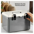 thumbnail image 4 of 3 Digit Password Lock Safe Box Home Cash Passport Document Handheld Storage Box ,Office Key Storage, 4 of 6