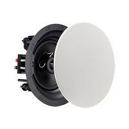 Klipsch - 6-1/2" 140-Watt Passive 2-Way In-Ceiling Speaker (Pair) - White