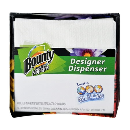 Bounty Designer Dispenser Napkins, 50ct