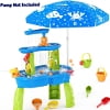 JoyStone 3-Tier Kids Sand Water Table with Umbrella, Outdoor Sensory Play Table Toy, 28.66" Tall,… — $39.99 (43% off)