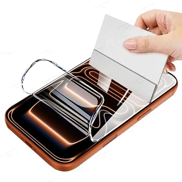 wonima11 3pcs Dust-Proof Hydrogel film for iPhone 17 Pro Max 6.9" 2025 Soft TPU Screen Protector HD Clear Gel film Fingerprint-unlocked Ultra-thin Automatic Repair