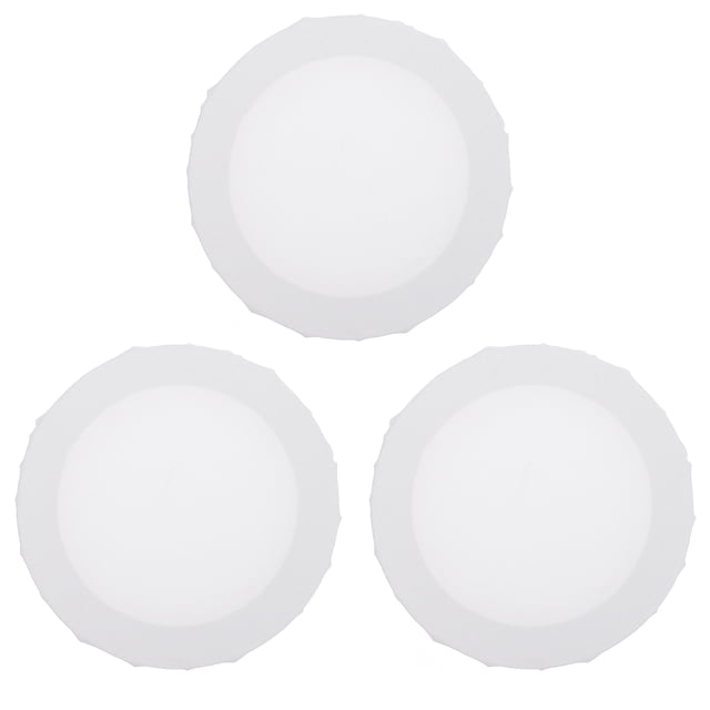 MasteelfCA 3 Pcs Cadres Ronds pour Toile d'Artiste Planches de Peinture Vierges Mini Planche de Peinture à l'Huile