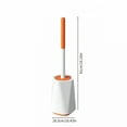 thumbnail image 3 of ACDANC Toilet Brush Toilet Bowl Brush And Holder Strong Bristles Long Brush And Enough Heavy Base For Bathroom Toilet, 3 of 7