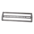 thumbnail image 4 of HILABEE Belt Positioning Auxiliary Ruler Cutting Punch Hole Tool Lightweight Punch Hole Spacing Tool Point End Holes Position Stencil Round, 4 of 9