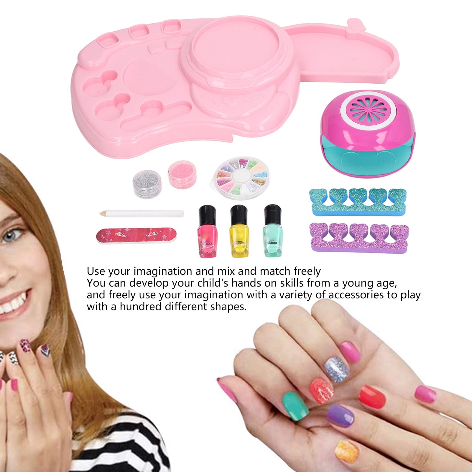 Multicolor Nail Boutique Nail Art Kit Includes Press On Nails for Kids, For  Personal, Type Of Packaging: Box at Rs 90/piece in New Delhi