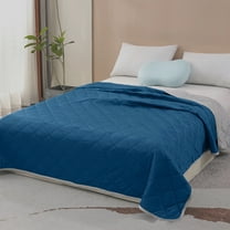 JOGZMZ Summer Cool Blanket, Solid Double Bedding Quilt for Summer Night, Queen Size Summer Comforter Breathable Bedding for All Season (60×80 Inch)