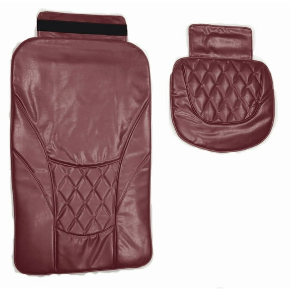 PEDICURE CHAIR DIAMOND BACK CUSHION COVER,BURGUNDY