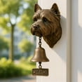 thumbnail image 4 of Brainybites  Welcome Bell - Retro Cast Iron/Resin Wall-Mounted Door Chime, Farmhouse Animal Decor, Funny Housewarming Gift, 4 of 6