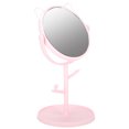 thumbnail image 4 of Tabletop Mirror With Tray Round Makeup Mirror Tabletop Vanity Mirror, Makeup Mirror, Tabletop Desktop For Women Girls Cat Ear Pink, 4 of 8