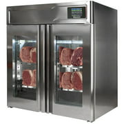 Maturmeat 43" Glass Door Stainless Steel Meat Aging Cabinet - 132 lb. / 60 kg., 220V, 2376W