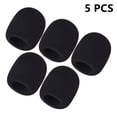 thumbnail image 1 of Mosiee Replacement Of Microphone Sponge Cover Foam Handheld Microphone Windscreen 5 Pack Replacement High Quality Covers, 1 of 8