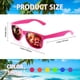 thumbnail image 5 of Gafas de Sol SUNOVELTIES Retro con Lentes Espejadas de Color Neón - Paquete de 12, 5 of 7