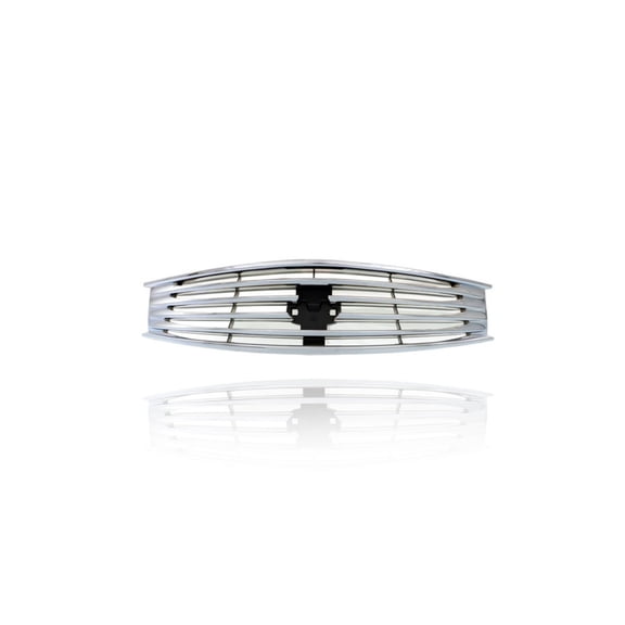 Grille - Compatible/Replacement for '08-13 Infiniti G37 Coupe, 09-13 Convertible, 14-15 Q60 (Exclude Sport Package) - Upper Main, Chrome, With Emblem Provision - 62070JL00B