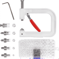 New Arrivals Bead Rivet Fixing Machine, 5 Sizes, Hand Pearl Setting Tool Set