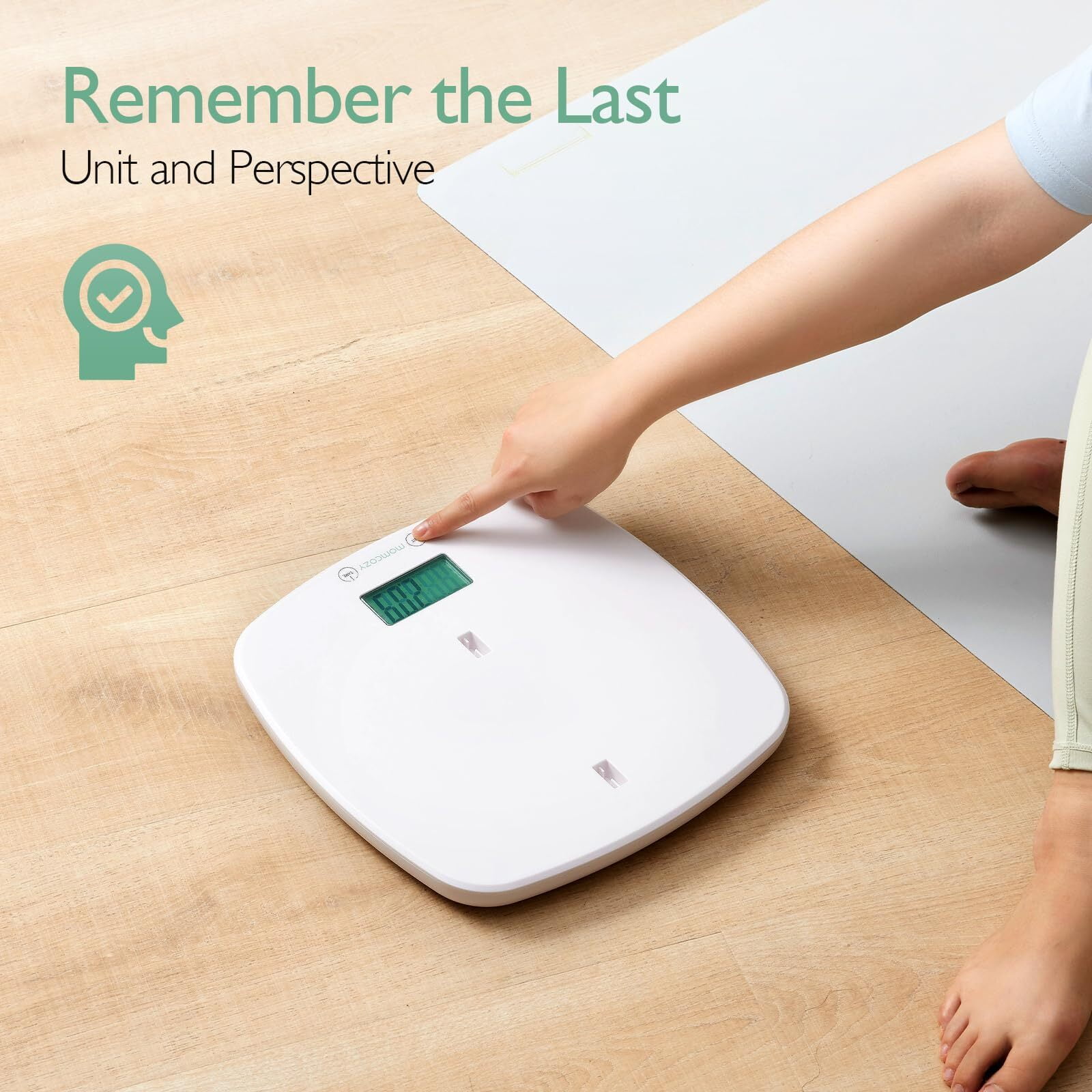 Momcozy Baby Scale,Removable Scales for Body Weight & Height Measurement,Digital LED Screen