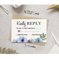 thumbnail image 5 of Inkdotpot 50 Blank RSVP Cards With White Envelopes Floral 4"x6" Response Cards-RSVP Reply Card For Wedding-Bridal Shower-Baby Shower-Rehearsal Dinner, 5 of 7
