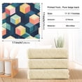 thumbnail image 6 of Yayeee 6 Pack Kitchen Dish Cloths Set for Washing Soft Drying Absorbent Microfiber Towels, Blue Cubes, 6 of 9