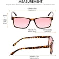 thumbnail image 2 of Tinted Reading Glasses Light Sensitivity Men Women Outdoor Indoor Fluorescent Photophobia Eyeglass, 2 of 6