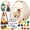 34PCS, variant on JoyStone Kids Camping Set with Tent, 42Pcs Camping Pretend Play Tent, Toy Campfire, Binoculars, Oil Lantern, Indoor and Outdoor Camping Toy Set, Gift Idea for Boys Girls