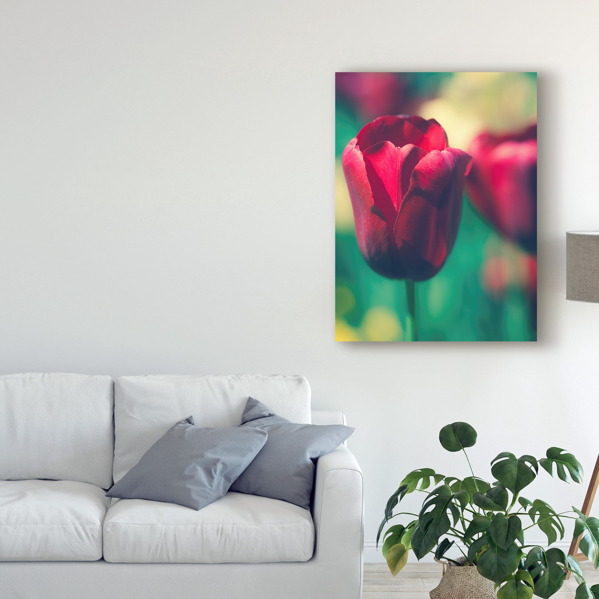 Trademark Fine Art 'Tulip Sway I' Canvas Art by Sonja Quintero