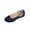 Dark Blue, variant on RUIYANQI Women's Crocodile Embossed Ballet Flats Round Toe Slip On Shoes Comfortable Casual Walking Flats Trendy Fashion Patent Leather Footwear for Office Daily Wear