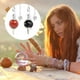thumbnail image 4 of De Colgante De Cristal Con Piedra De Energía De Adivinación, Accesorio De Joyería Para Mujer Con Péndulo, Cuentas Redondas Huecas, Joyería De Piedra De Meditación Aura 2 Uds Kearding AP005790-00, 4 of 6