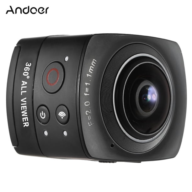 Andoer Panorama 360° VR Video Camera Full HD 1440P 1080P 30FPS 8MP Sports Action IP Camera 220