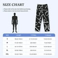 thumbnail image 6 of Kdxio Numbers Print Men's Sleep Pajama Pant Lounge Pants with Pockets, 6 of 8