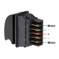 thumbnail image 3 of Interruptor de ventana de automóvil universal de 5 pines, interruptor de control de rocker maestro con interruptor y arnés de cableado DC 12V, 3 of 6