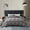 Light Grey-King, variant on Down Fiber Comforter Oversize King Size  Ultra-soft Breathable High Fill Power Grey Duvet Insert All Season Hotel Luxury Bedding With 8 Tabs Baffle Box Design