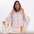 thumbnail image 5 of WDCOZY Wearable Blanket Hoodie Poncho Throw Comfy Soft Warm Cape Shawl Cozy Cloak Wrap Hooded with Sleeves For Women Adults,Pink Leopard Print, 5 of 10